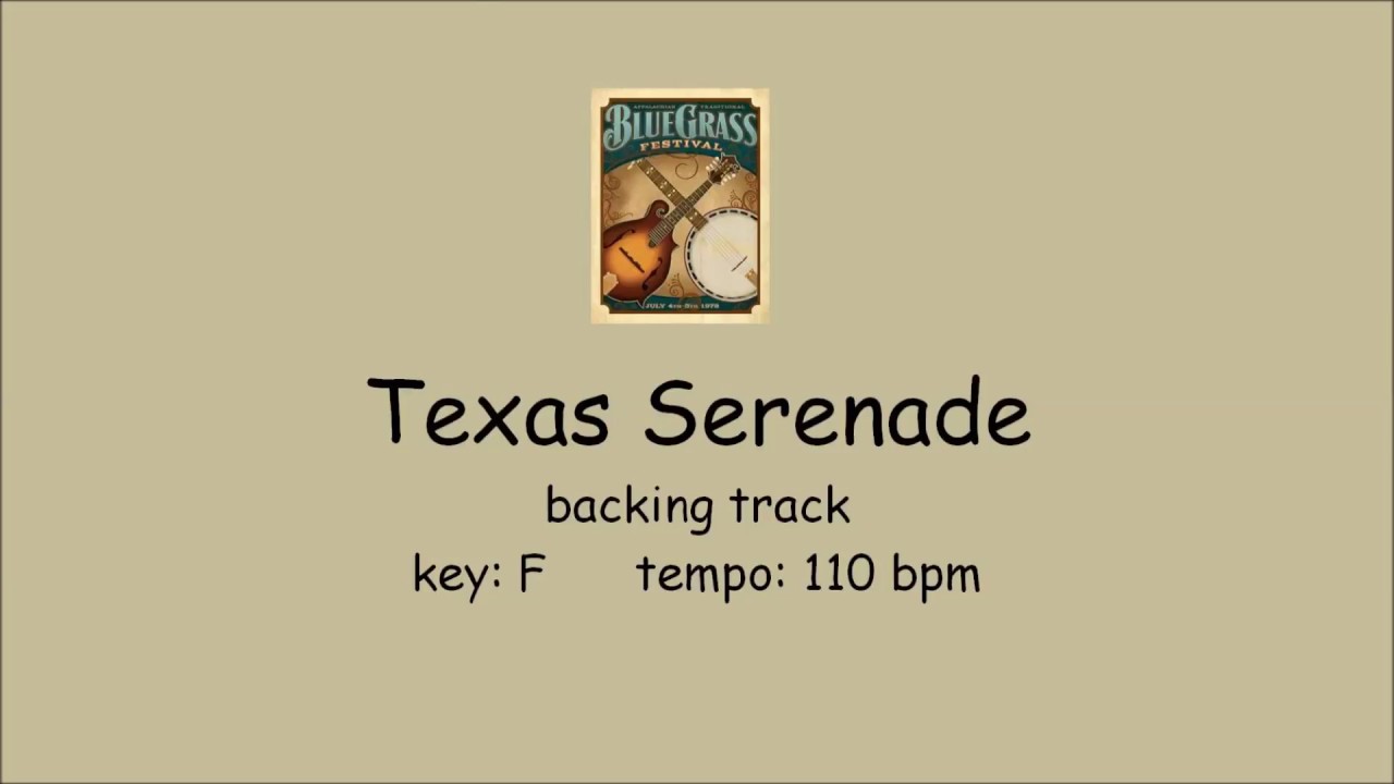 Texas Serenade  - backing track