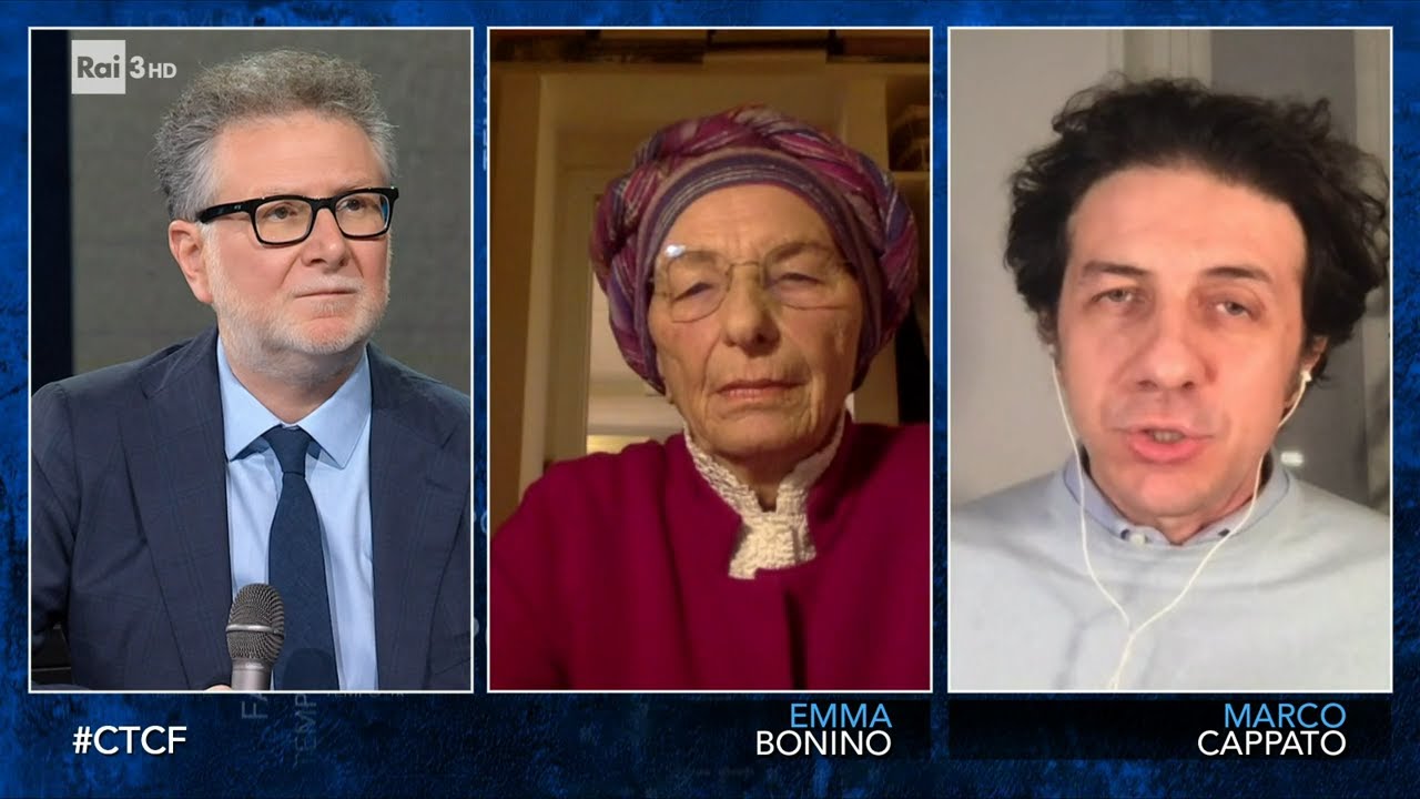Emma Bonino e Marco Cappato - Che Tempo Che Fa 20/02/2022