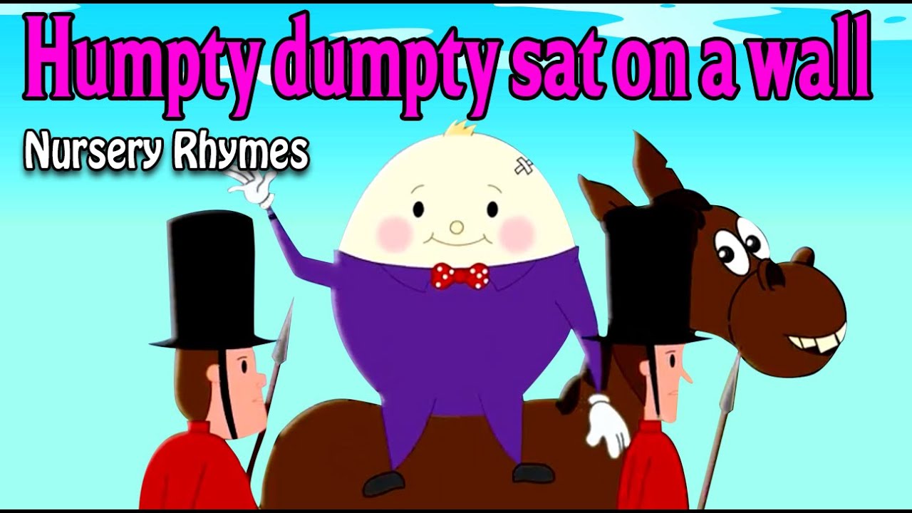 Humpty dumpty sat on a wall | Nursery Rhyme | Cartoon #cartoonvideo #kidscartoons #cartoon