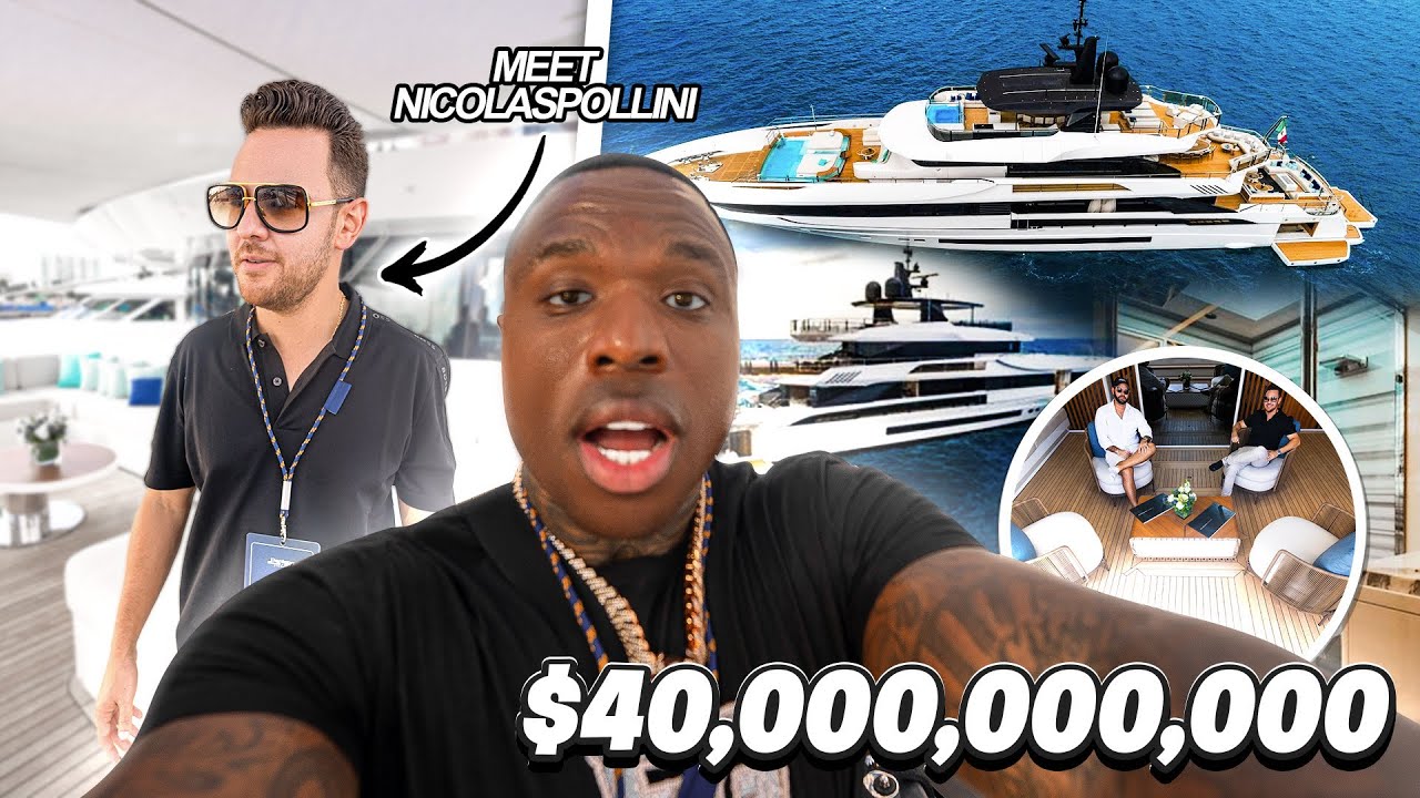 NICOLAS POLLINI BANDMAN KEVO A 40,000,000 YACHT TOUR
