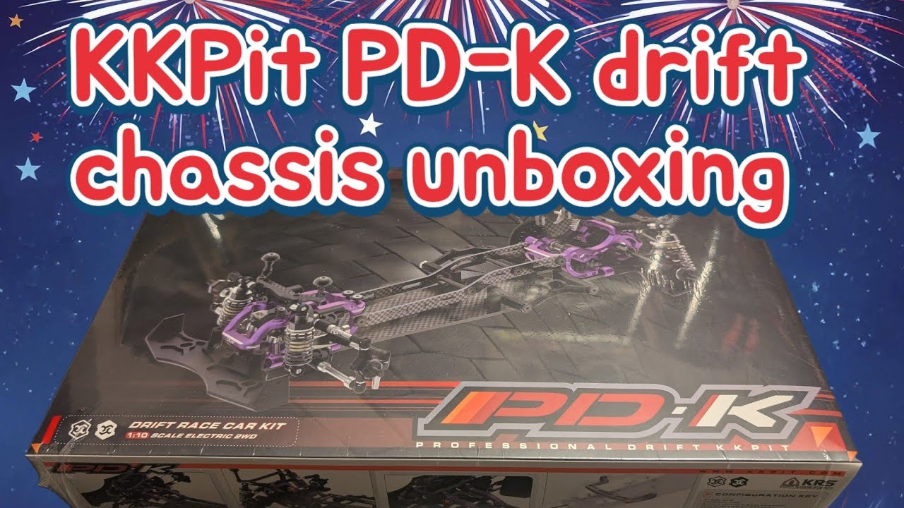 Распаковка комплекта для дрифта KKPIT PD-K с рейкой для скольжения.