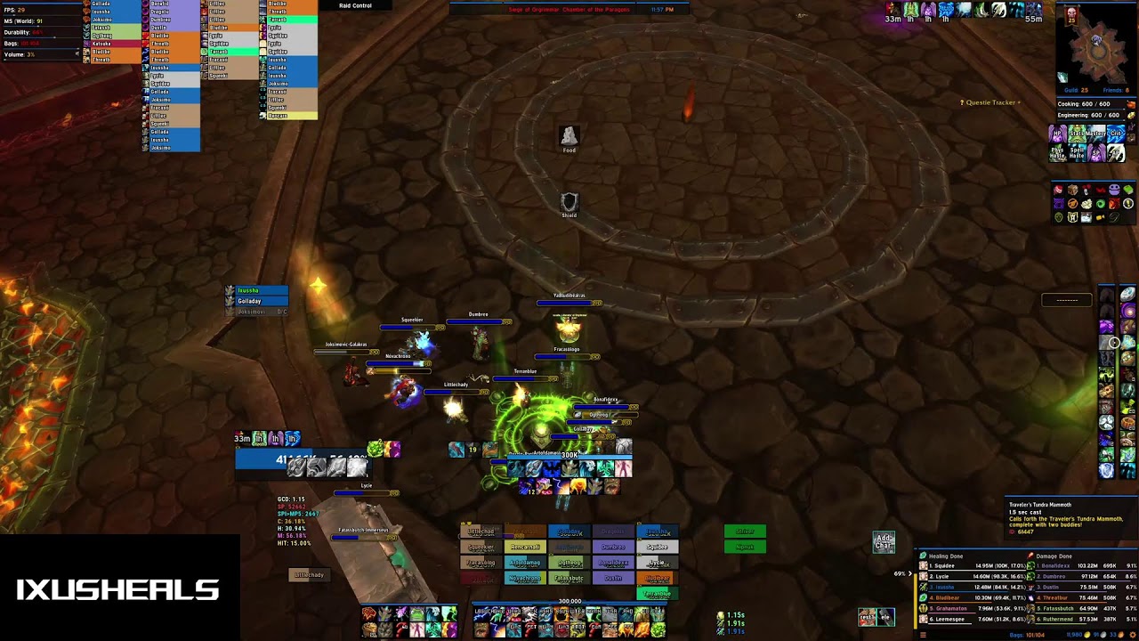 WoW MoP Nazgrim For Science - Wed Day #2 - 25man Heroic SoO - Healing PoV
