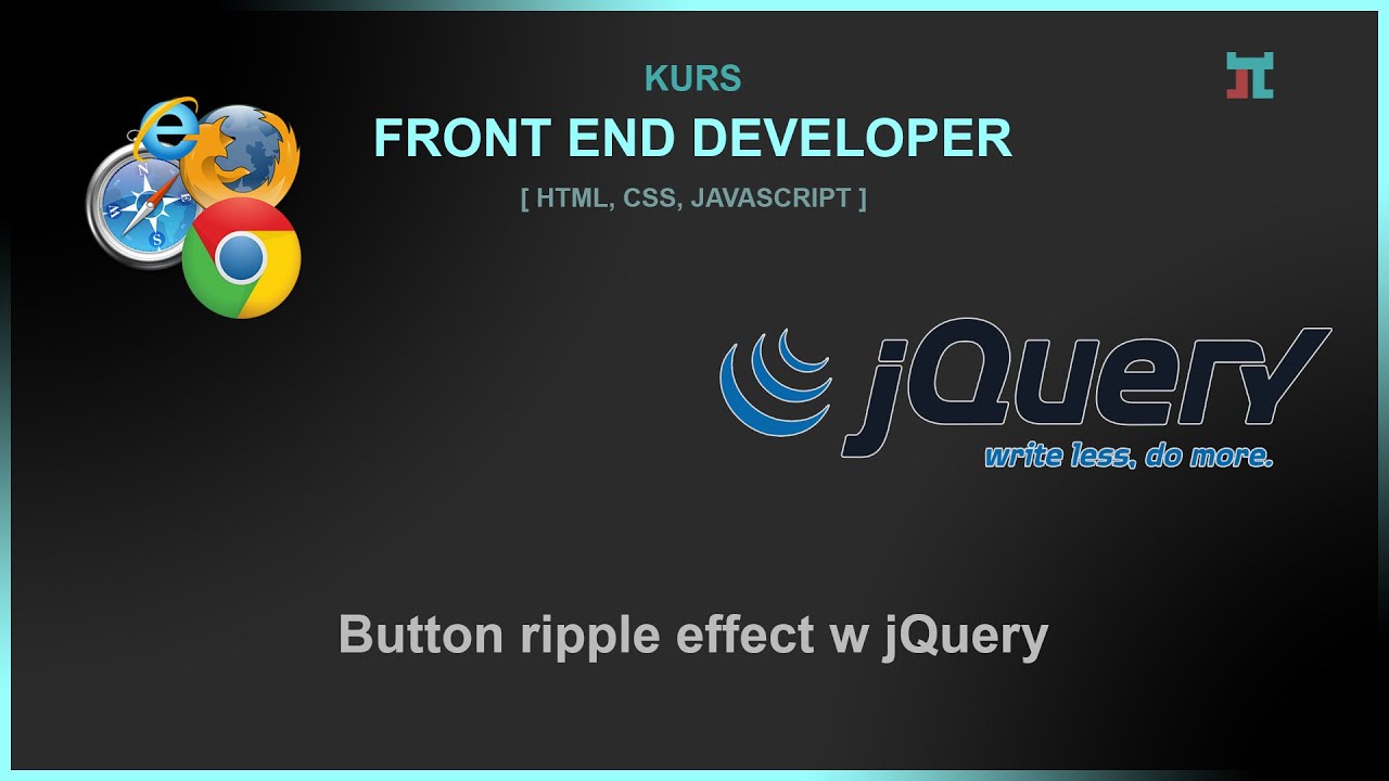 Button Ripple effect w jQuery