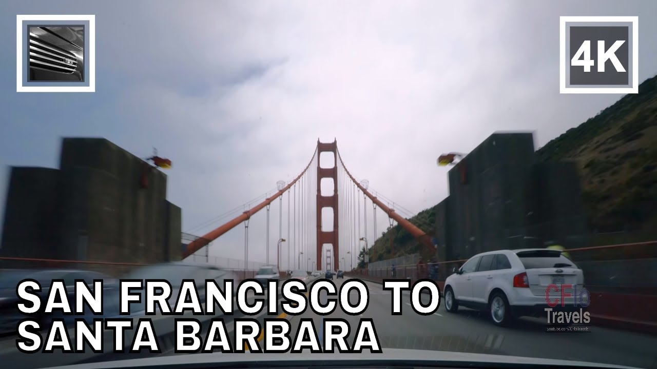 Driving Highway 101, San Francisco to Santa Barbara, Part 1 of 2