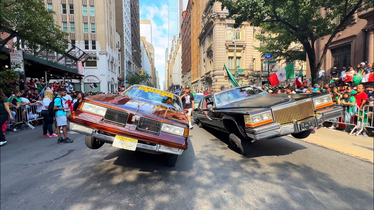 LOWRIDER CAR in New York City Mexican Day Parade 2024 - LOWRIDER CAR VIDEO