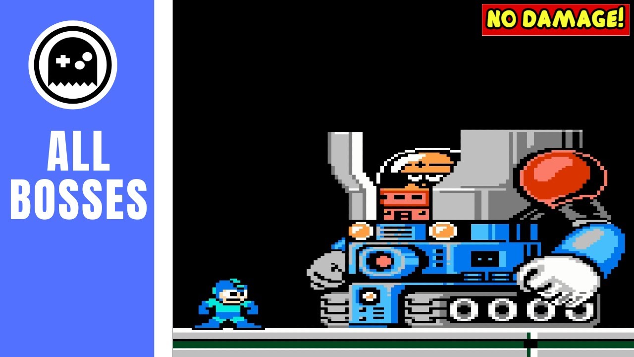 Mega Man 6 (NES) - All Bosses - (No Damage)