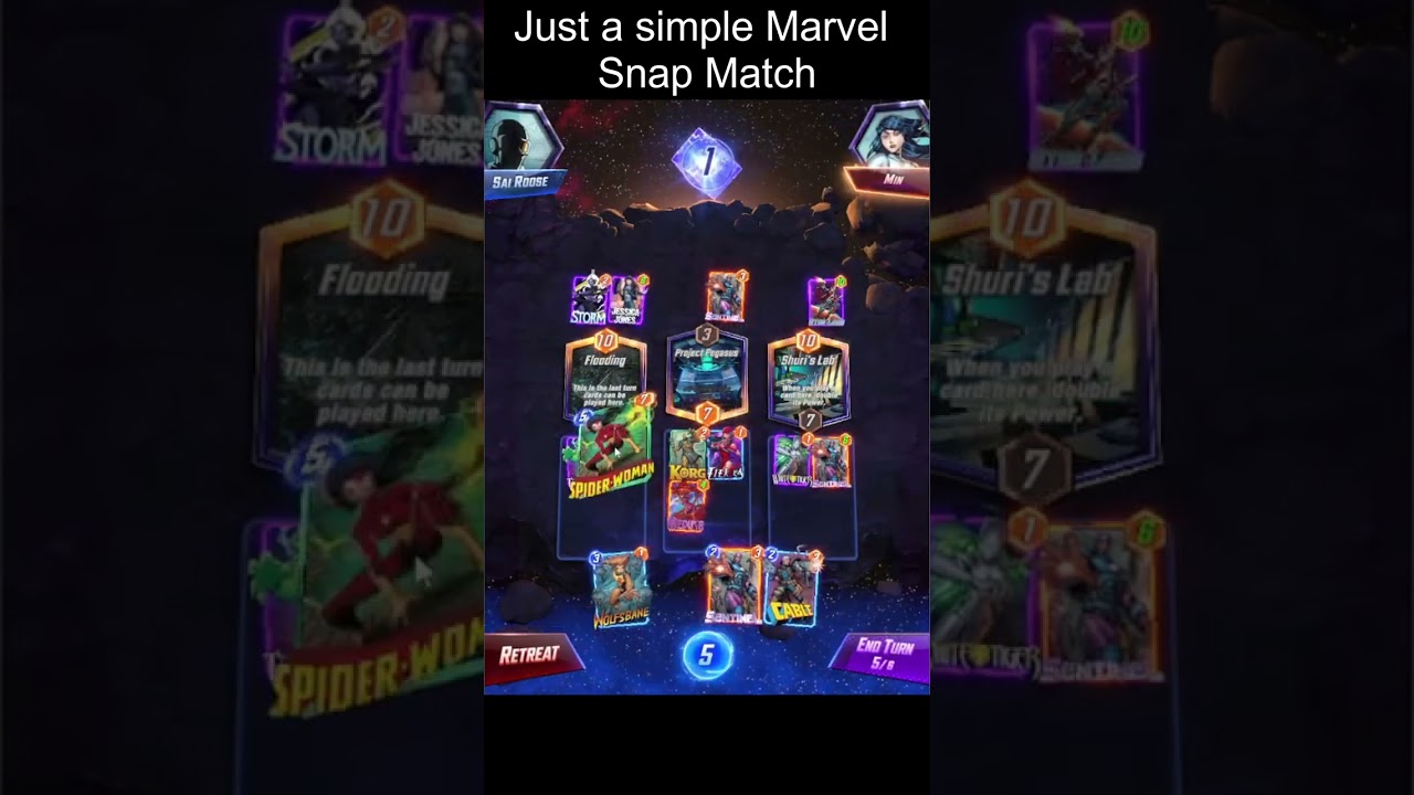Simple Marvel Snap Match nothing special - Marvel Snap Short