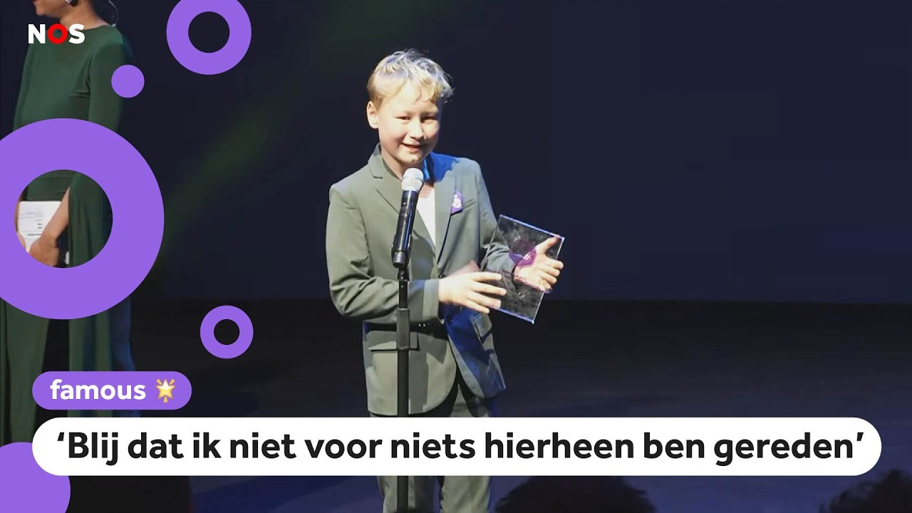10-jarige Dex (van de snackfilmpjes) wint Best Social Award