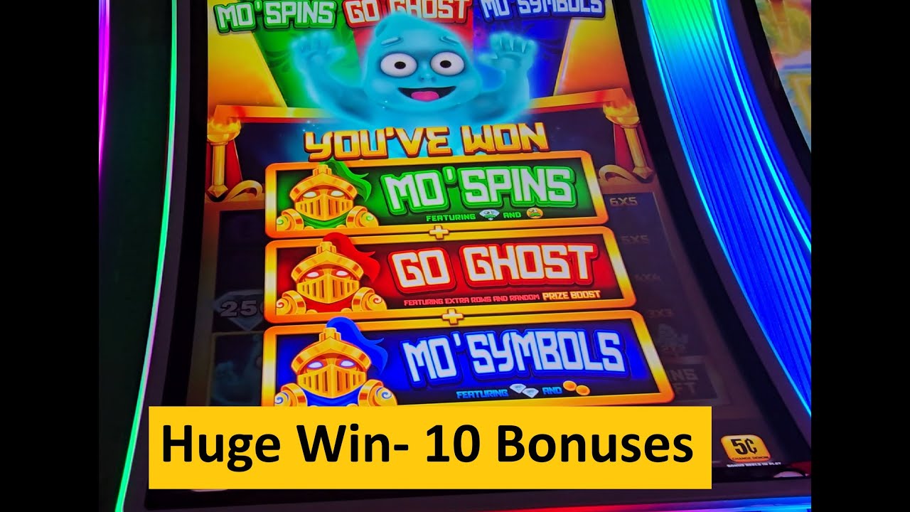 Huge Win on the Spooky Link Slot!! Aristocrat Game