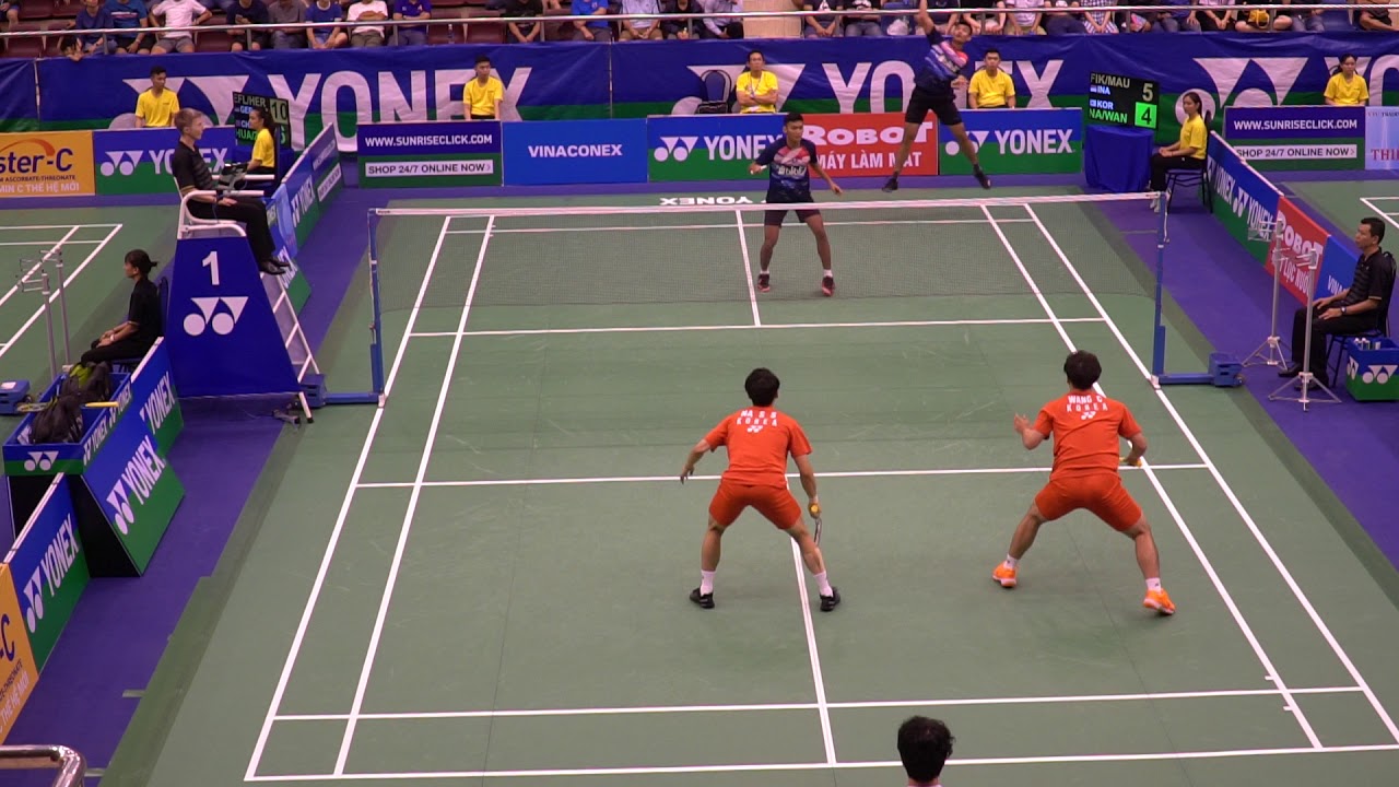 Nice Angle NA Sung Seung/WANG Chan(Korea) vs Muhammad FIKRI/Bagas MAULANA(Indo)| Vietnam Open 2019