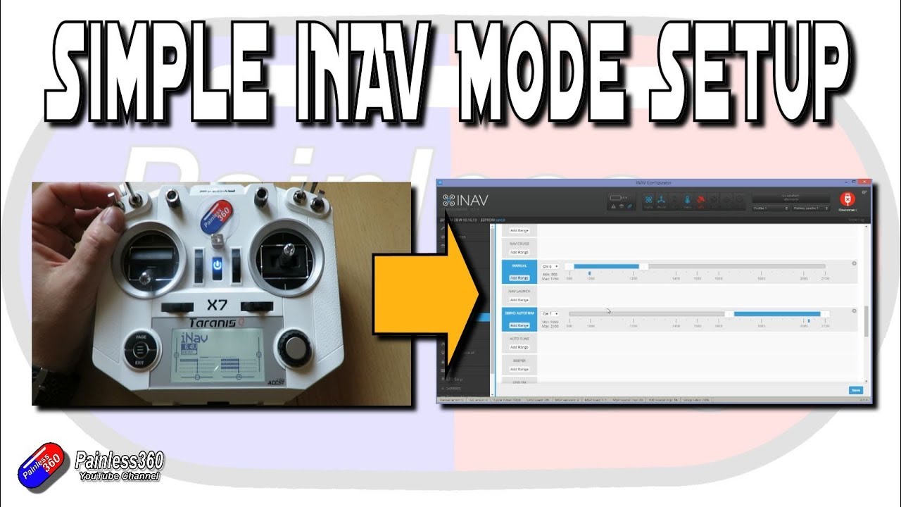 Easy iNav flight modes setup for beginners