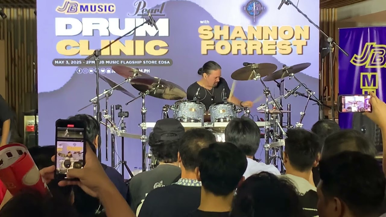 SHANNON FORREST DRUM SOLO 🥁🔥 at JB Music