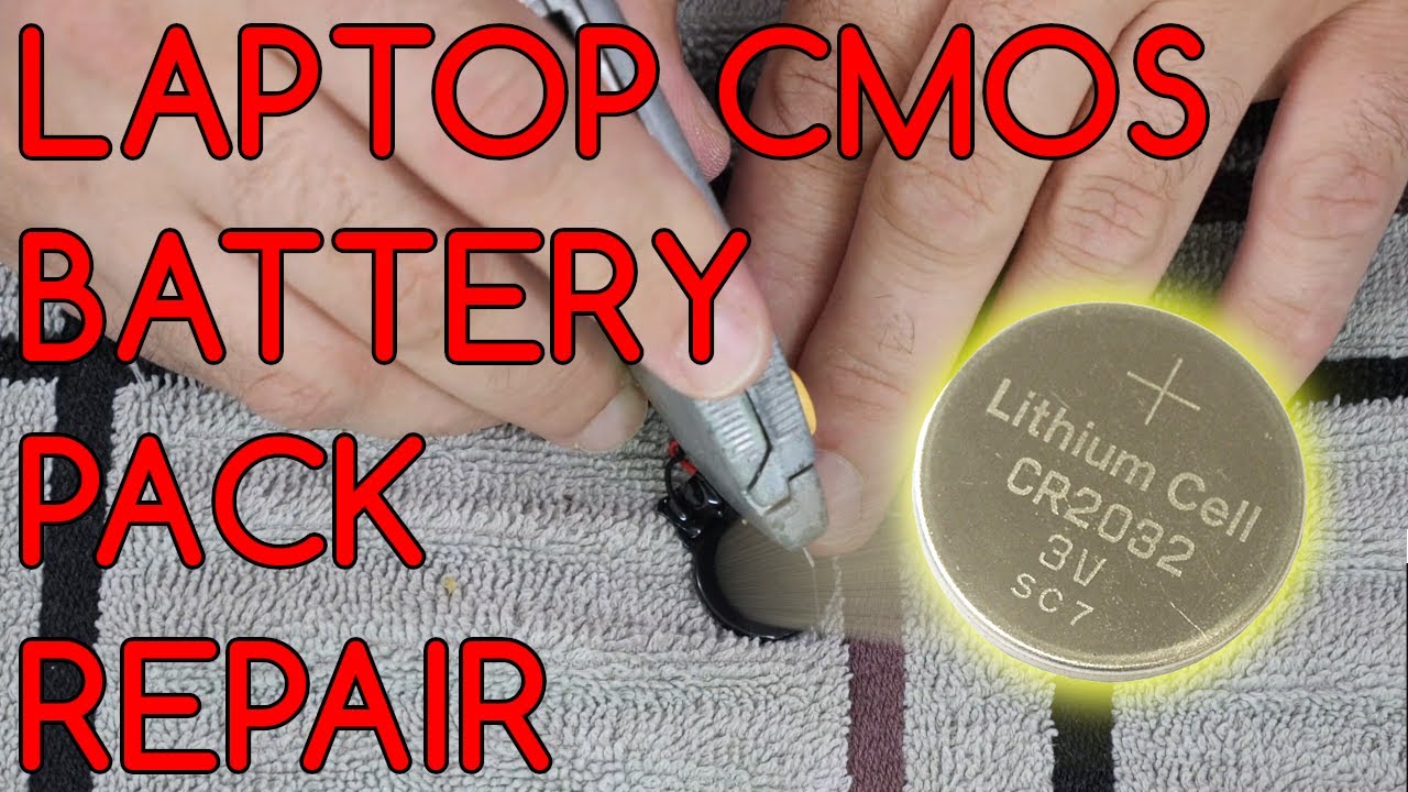 Replacing Old Laptop CMOS Batteries with Standard Lithium Wafers (CR2032 etc.)