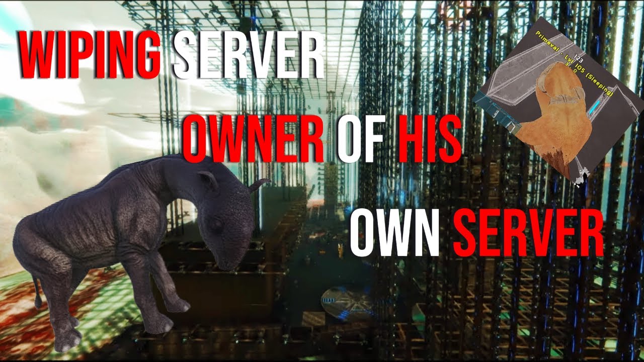 Wiping the owner of FUSION 25x 'PrimevaL' HE BANNED ME!!!  Ark Unofficial Pvp