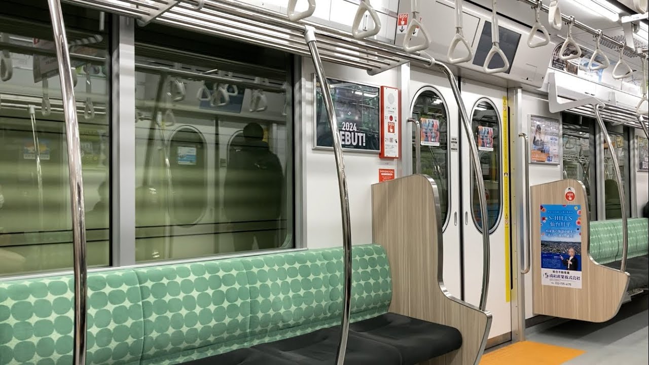 【日立SiC】仙台市交3000系3131F走行音 / SendaiSubway-3000 sound