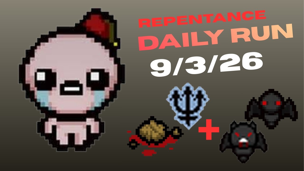 SPAM de LAGRIMAS!! | Repentance Daily Run | 09/03/2026