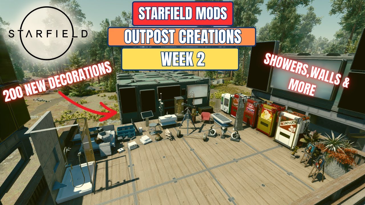 Starfield | Best Outpost Mods Week 2 Creations (Skully's Emporium)