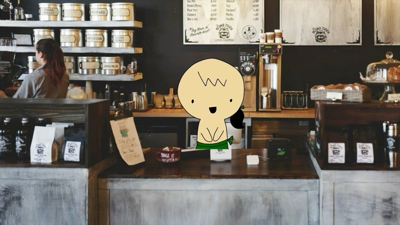 【韓国語ASMRロールプレイ】明洞のあるカフェで