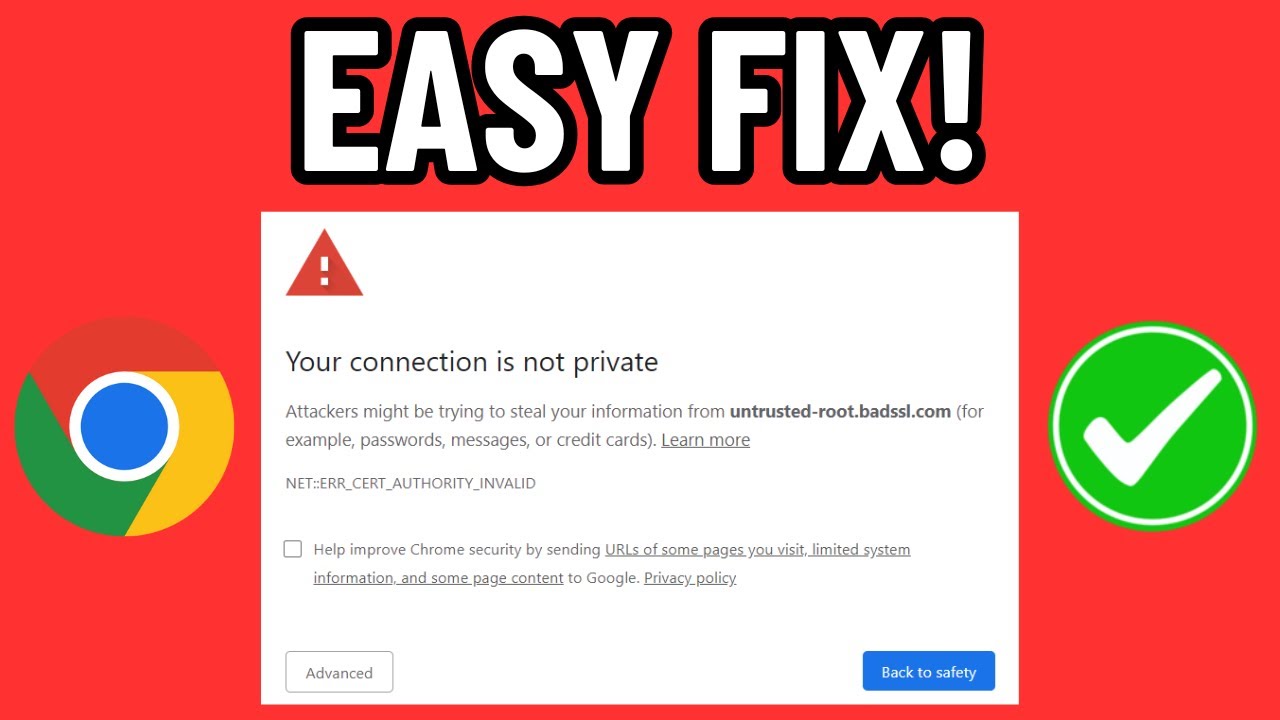 HOW TO FIX YOUR CONNECTION TO THIS SITE IS NOT SECURE CHROME ERROR (2026)