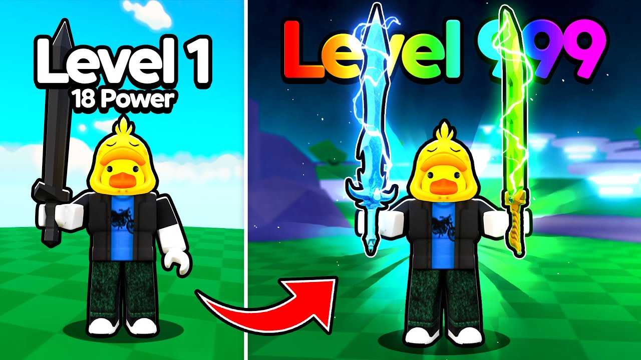 Я прошел путь от Нуба до ПРО в Saber Simulator Roblox!