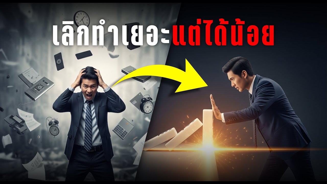 The One Thing กฎเดียวเปลี่ยนชีวิต (วิธี Time Blocking ของเศรษฐี) | มะนาวนอกกรอบ