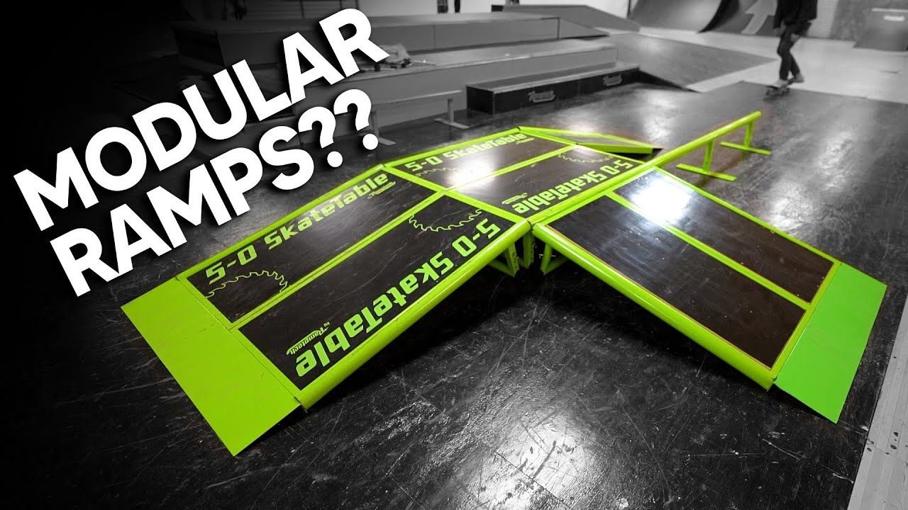 Unboxing and Skating Ramptech's New modular 5-0 SkateTable!