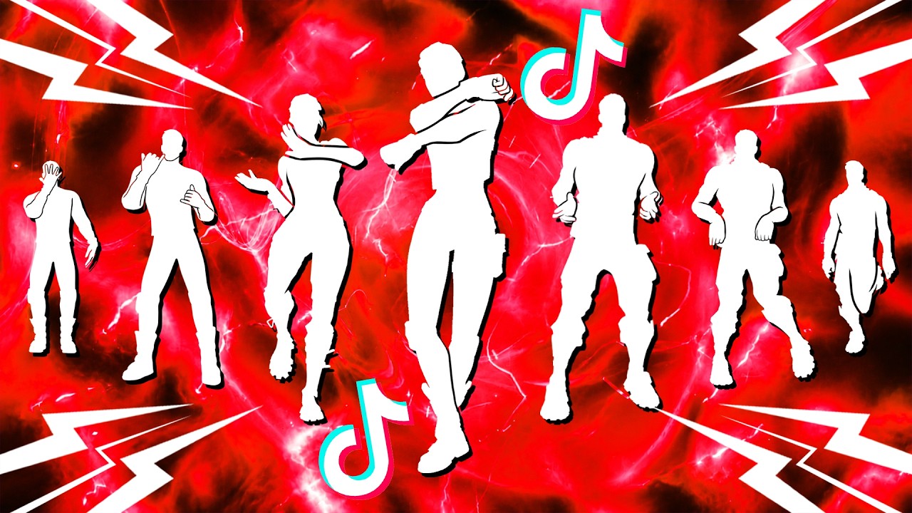 🤯 All Legendary TikTok Dances With The Best Music in Fortnite! (Without You, Hit It, Mask Off)