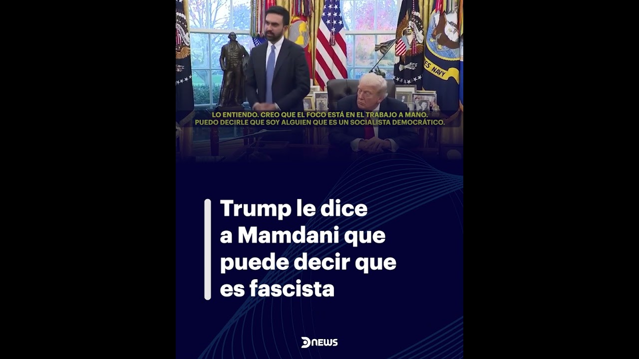 🇺🇸 | Las noticias de @DNewsOK Mamdani, en un momento inc&oacute;modo frente a Trump