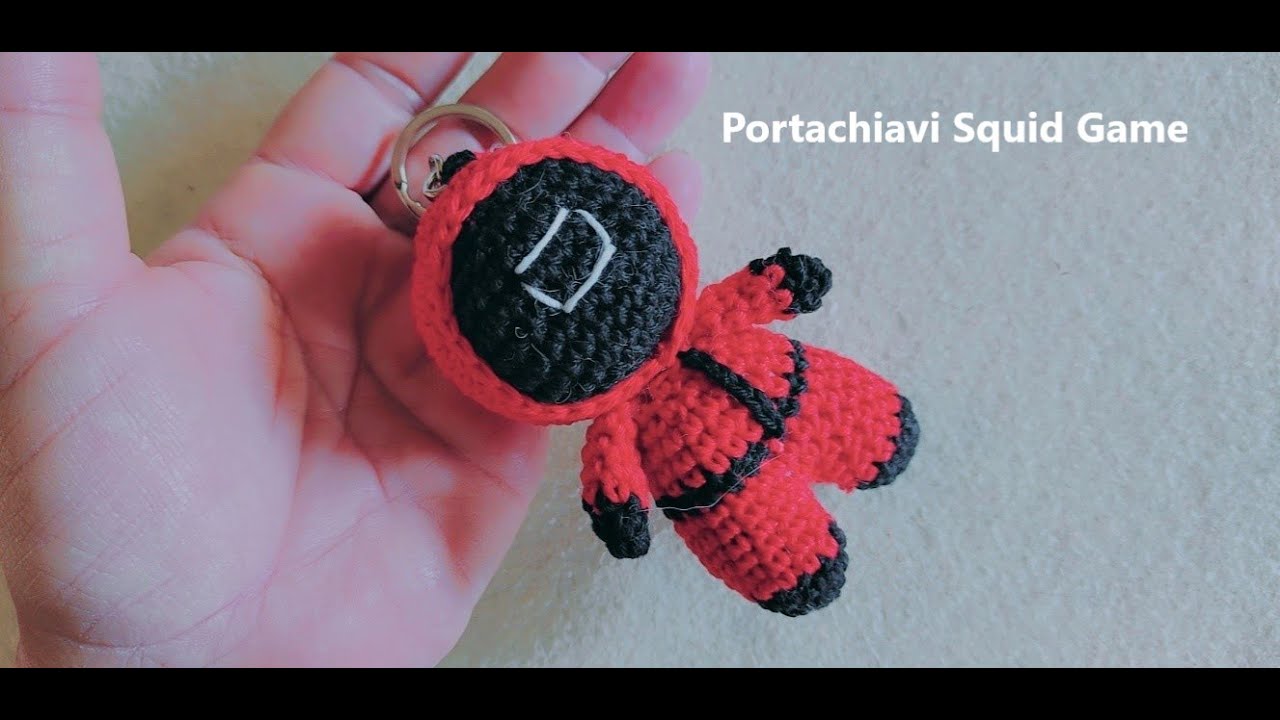 #Portachiavi #squidgame - #juegodecalamaro #Amigurumitutorialitaliano squid game