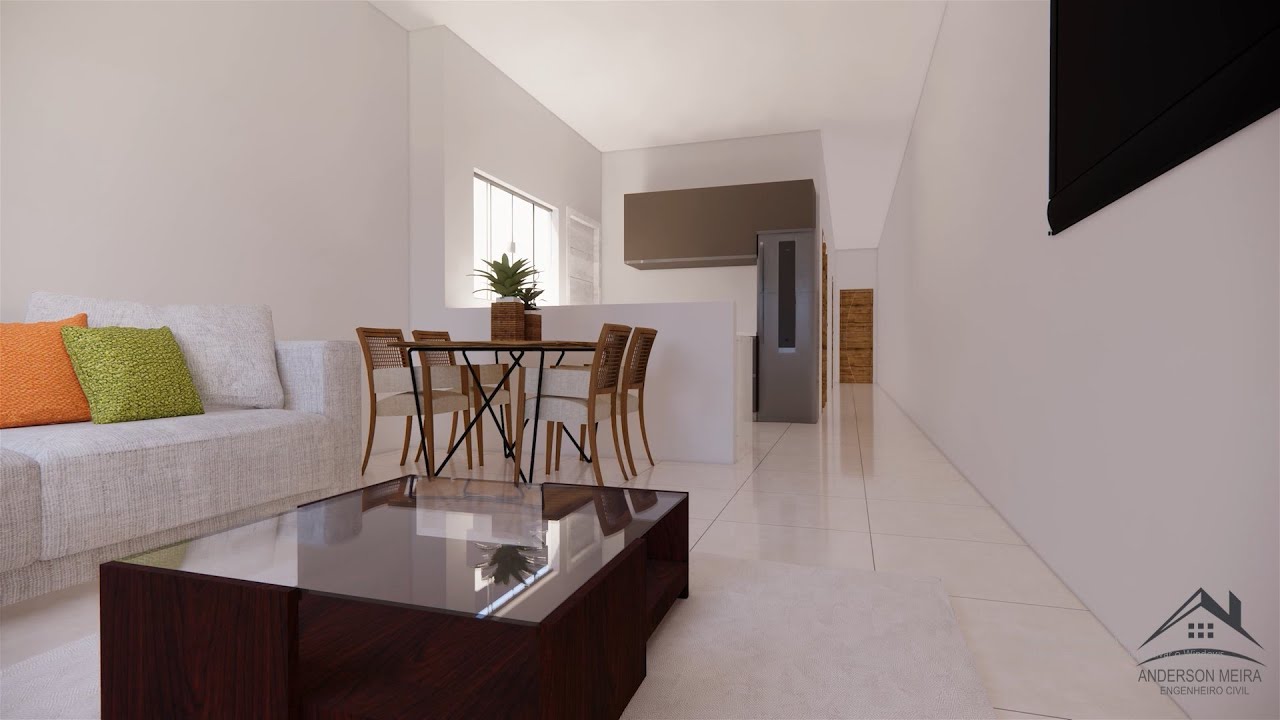 PROJETO DE CASA 5X25 - 3 QUARTOS