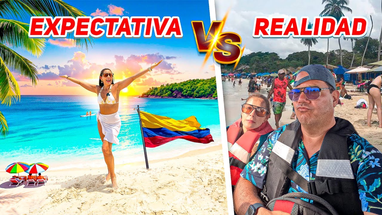 LA VERDAD sobre la PLAYA MÁS FAMOSA de Colombia: Playa Blanca Barú | Zorito y Doug