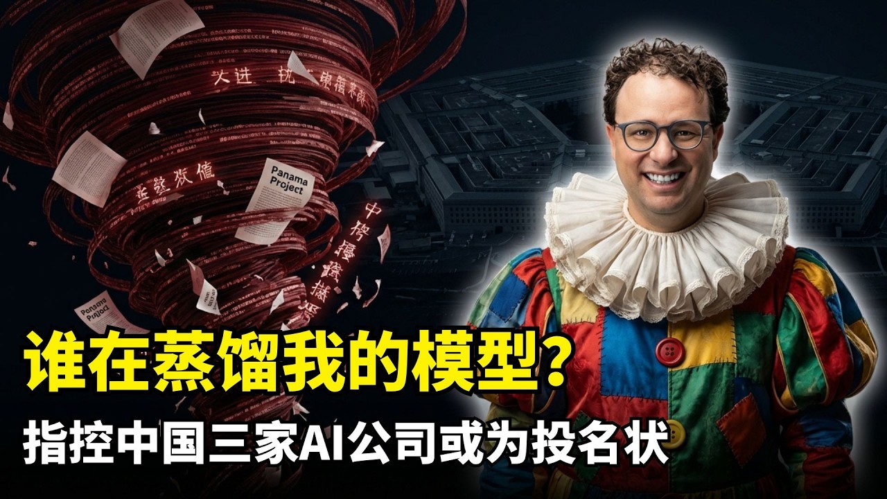 【人工智能】谁蒸馏了我的模型 | Anthropic指控三家中国AI公司 | 巴拿马项目 | 影子图书馆 | 数据爬虫 | 卷入军事行动 | 算力套利 | DeepSeek | Minimax