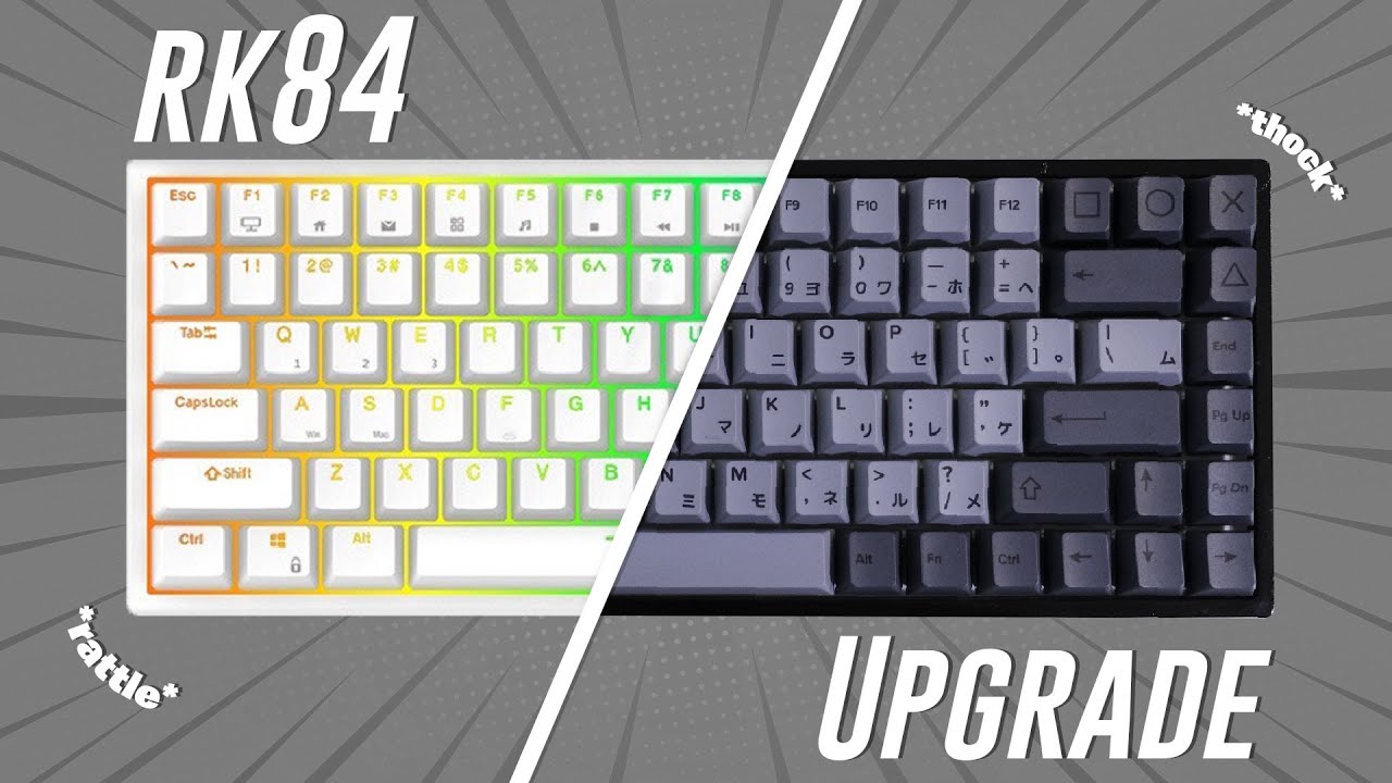 Upgrading my cheap keyboard for work - Royal Kludge RK84