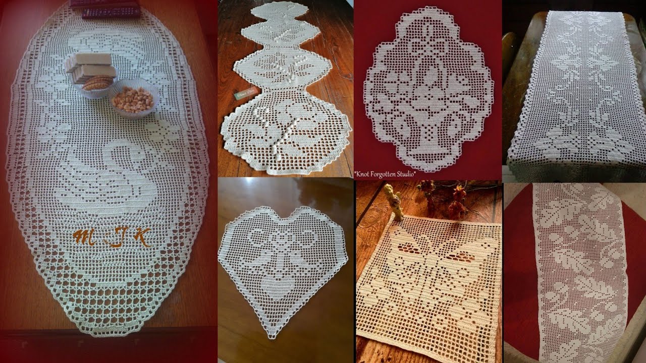 Most beautiful handmade crochet lacy patterns #crochet #crochetpatterns #handmade 