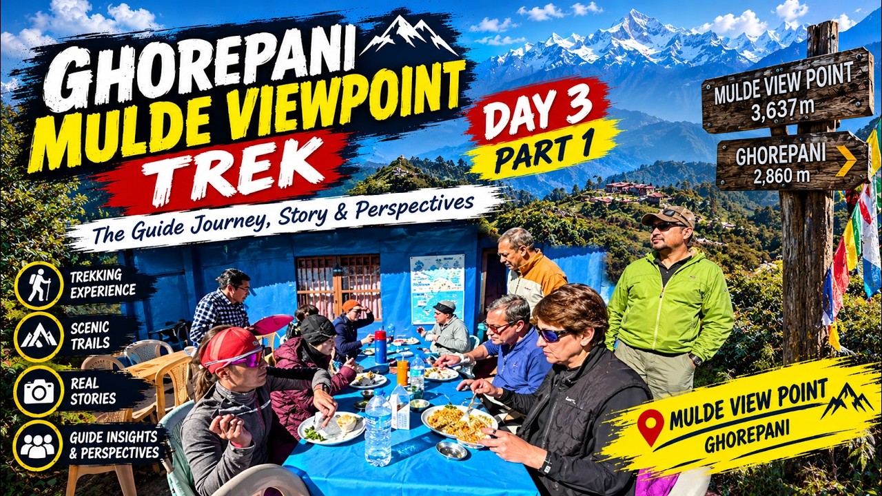Ghorepani - Dobato - Ghandruk 5 days #trekking # Day 3 Part - 1 Winter season 27 Dec - 02 Jan 2026