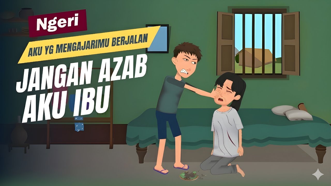 Anak Durhaka | Anak Kampung 2D |-By Cerita Warmad . #animasiazab #animasi .