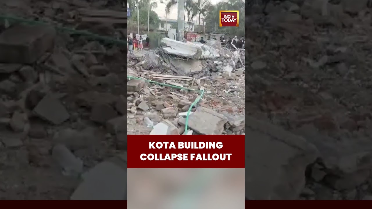 Aftermath of Kota Building Collapse | #shorts #kotanews #buildingcollapse