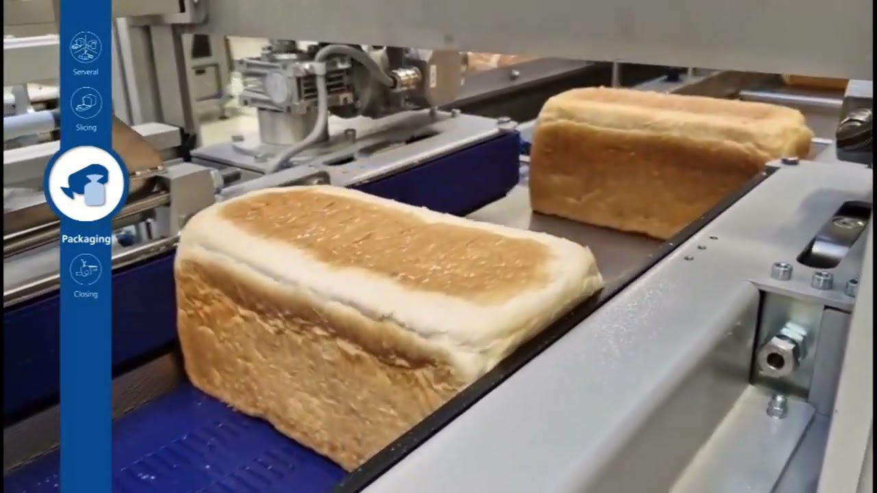 BVM / HOBA Folienverpackungsmaschine Compacta für die Lebensmittelindustrie (Toastbrot)