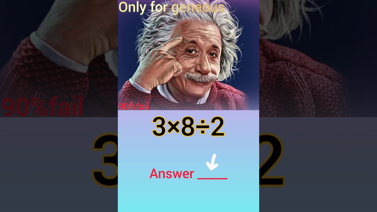 Albert Einstein's puzzle challenge ⁉️ (90%fail) only for geneous  🤔 #alberteinstein #mindblowing