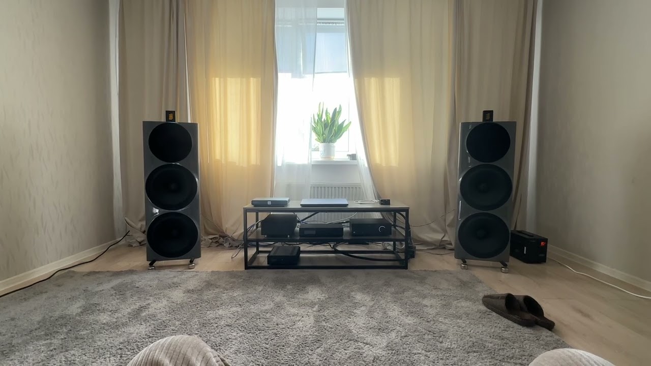 DIY Open-Baffle (Demo 2). Mundorf AMT Dipole, Lii Song Silver-10, SB Acoustics NRX