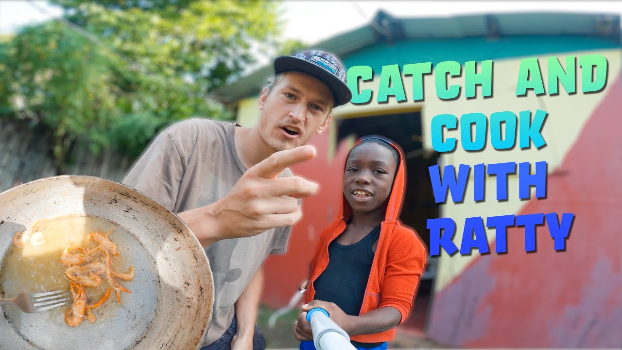 Catch and Cook River Shrip aka. Janga with Ratty