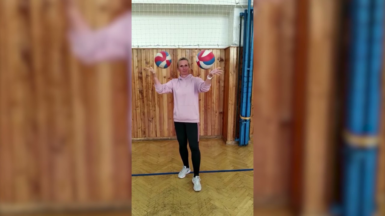 Hra s míči l VZPruha trenérky volejbalu Evy Drešerové