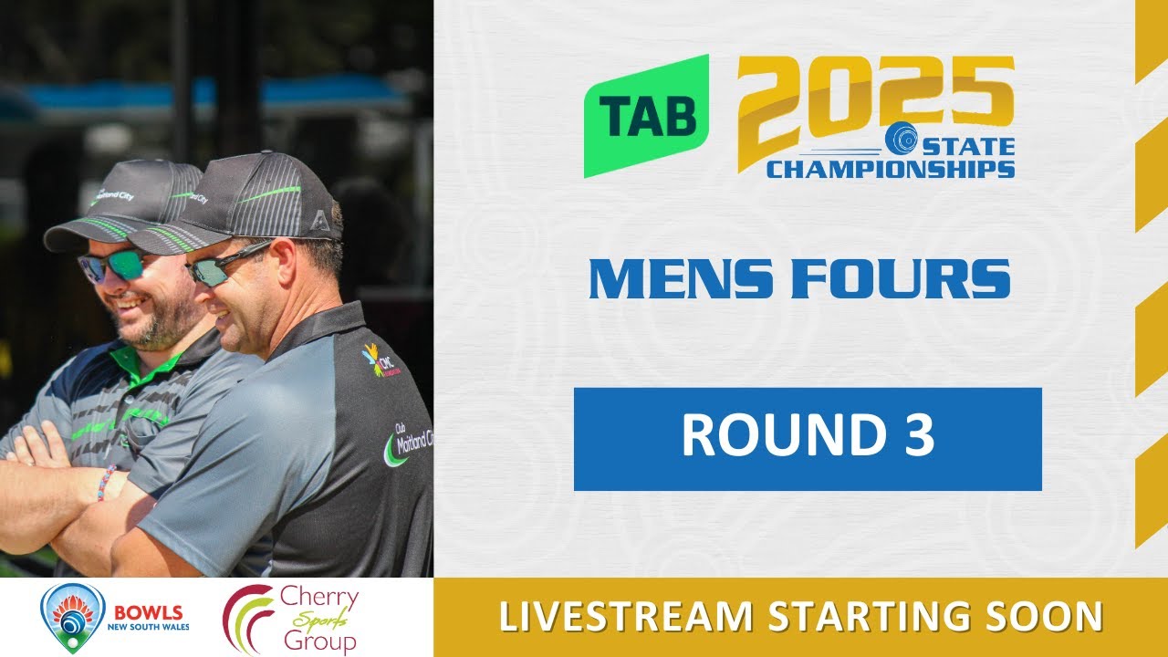 📺 LIVE | TAB State Championships | Mens Fours - Round 3