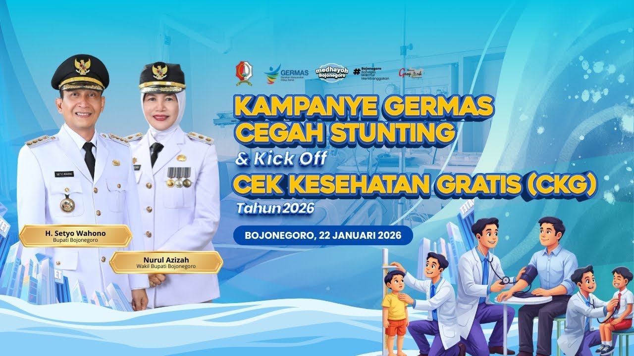🔴[LIVE] KAMPANYE GERMAS CEGAH STUNTING DAN KICK OFF CEK KESEHATAN GRATIS (CKG) I 2026