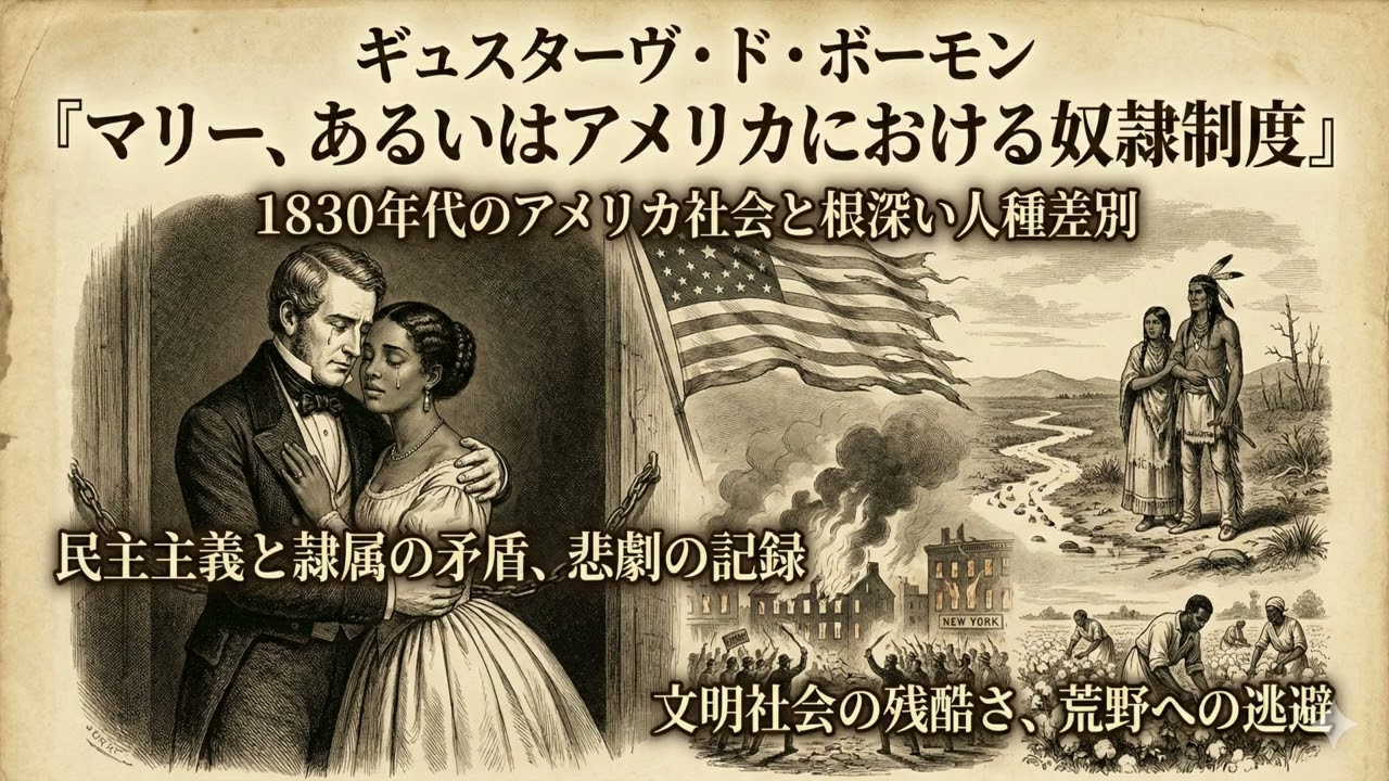 ギュスターヴ・ド・ボーモン『マリー、あるいはアメリカにおける奴隷制度』