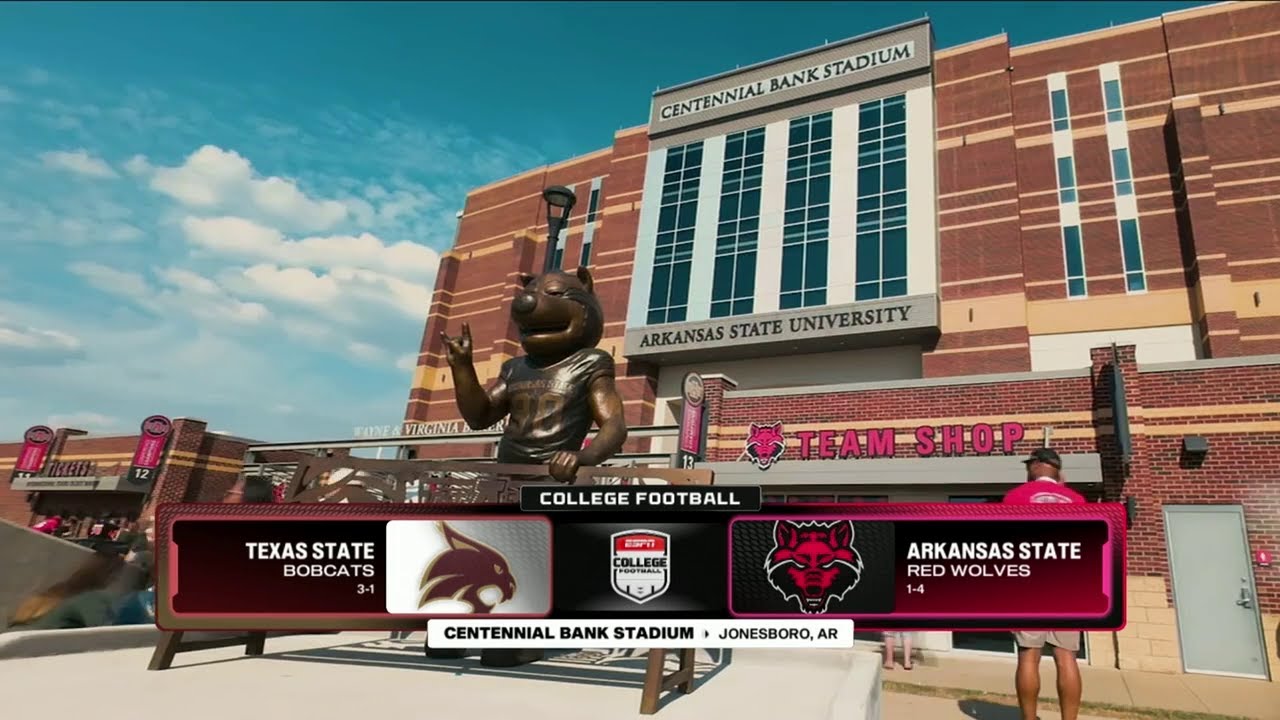 NCAA Football 2025: Texas State at Arkansas State