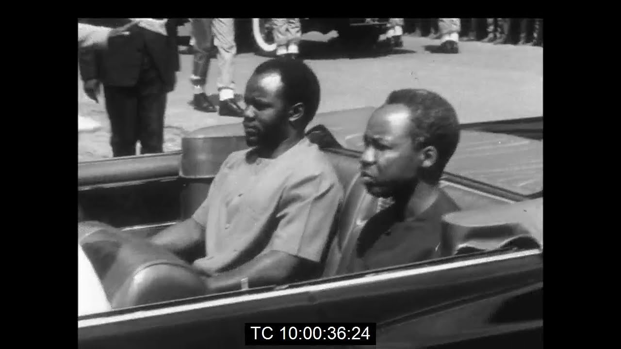 Burundi Celebrates 1st Anniversary as Republic | Col. Micombero Hosts Nyerere & Telli | December1967