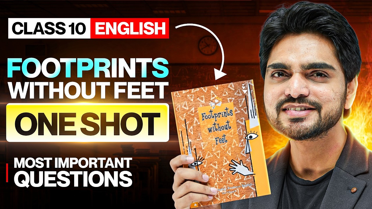 FINAL LIVE CLASS 10TH ENGLISH FOOTPRINTS WITHOUT FEET | DIAMOND LIVE | ONE SHOT | FINAL REVISION