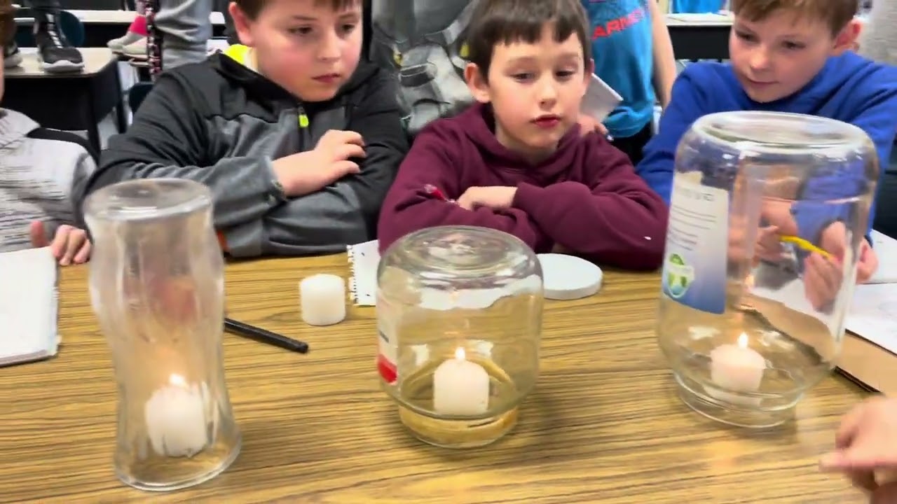 Candle Under Glass Experiment: 5 Minute Science