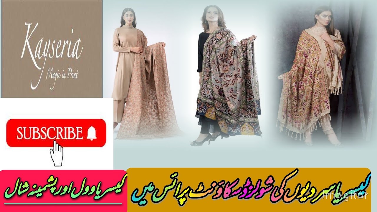 kayseria winter shawls
